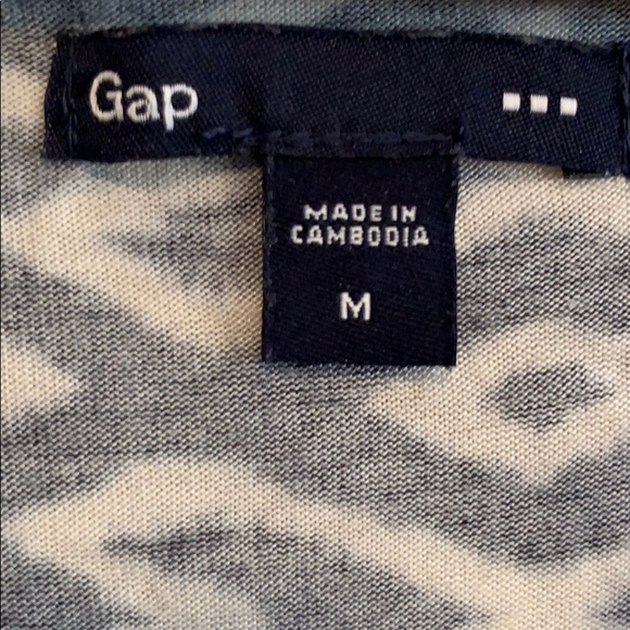 Navy Patterned Dress - Picture 2 of 4